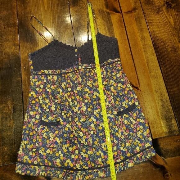 Fire Floral Tanktop Earthtones Medium - Picture 7 of 10